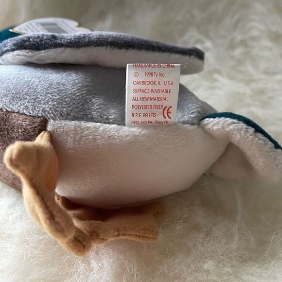 Ty Beanie Baby Jake ™ the Mallard Duck - Picture 9 of 12